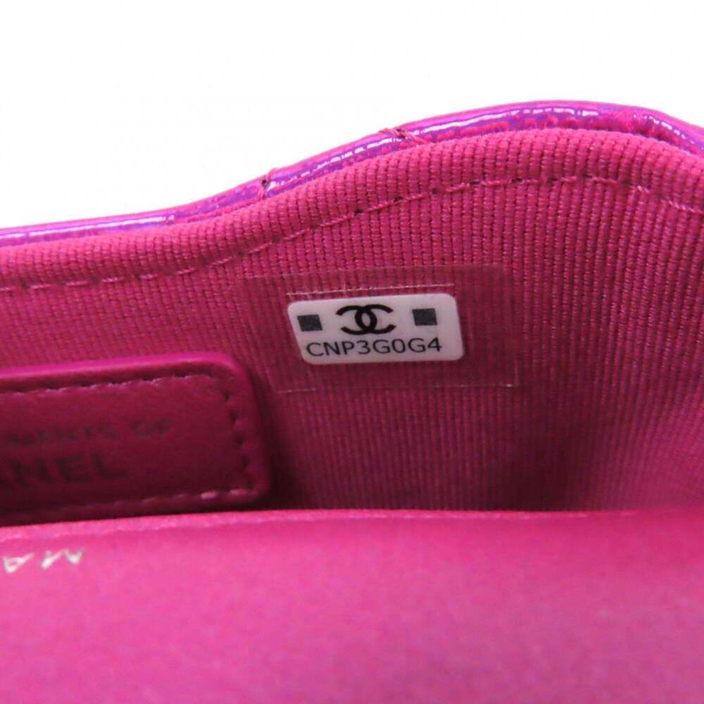 CHANEL Pink Logo Pouch - Picture 14 of 15